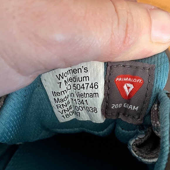 L.L. Bean Women size 7 Tek 2.5 Waterproof Hiking Shoes Sneakers - Picture 7 of 8